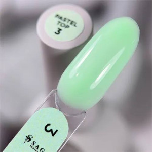 SAGA Pastel Top №3 без липкого слоя, 10 мл